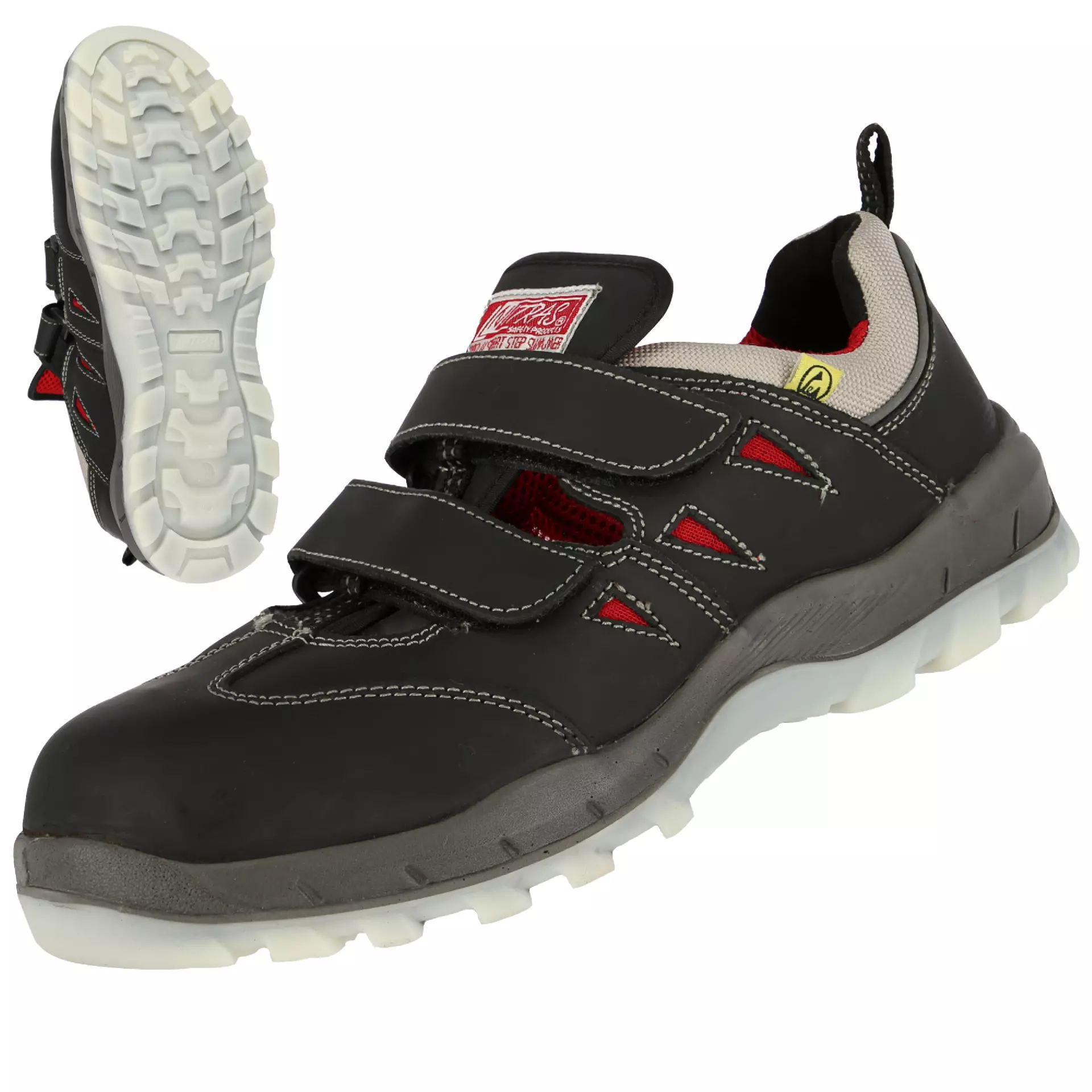 NITRAS 7302, SPORT STEP SA S1P Safety Sandals, Black, image 1