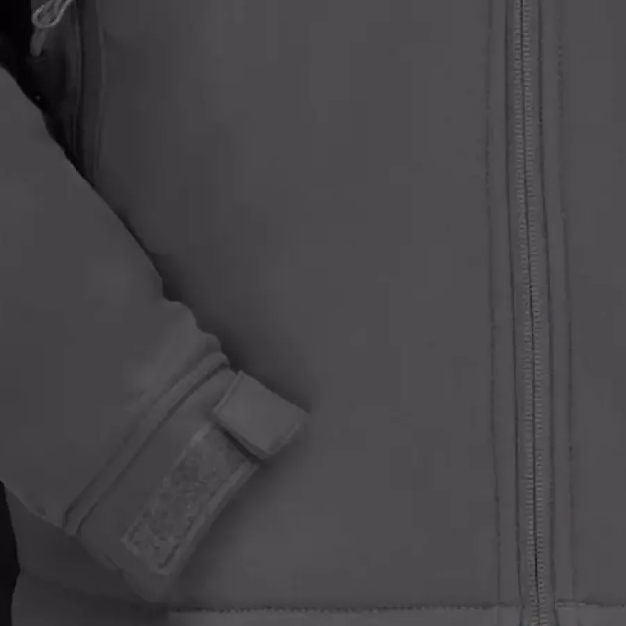 **Verstellbare Klettverschluss-Bündchen** ermöglichen es Ihnen, die Passform individuell anzupassen, um Zugluft fernzuhalten und den Komfort zu bewahren.