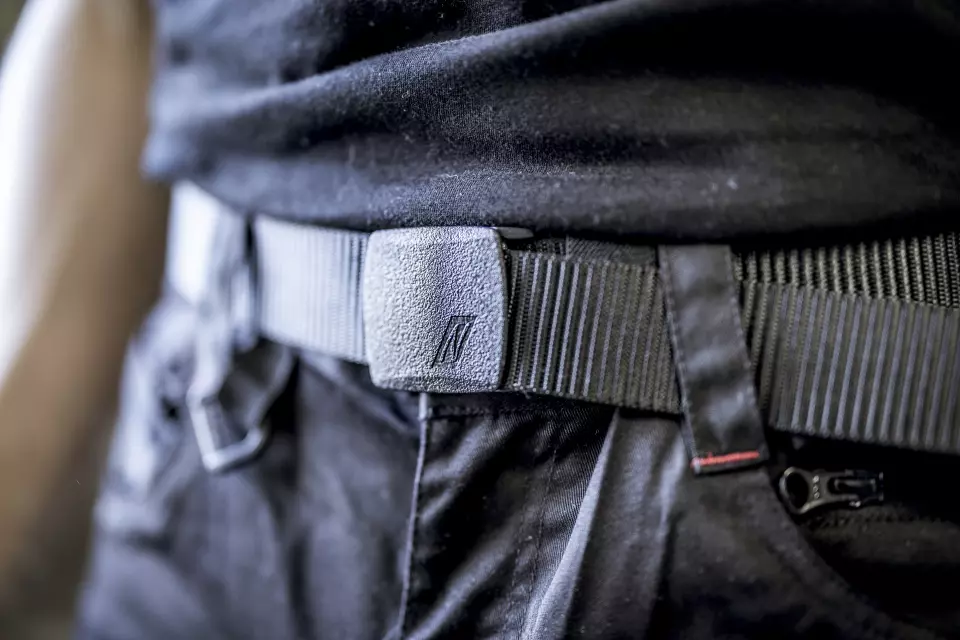 NITRAS G115BP, Belt 115cm, Black, image 2, gallery thumbnail