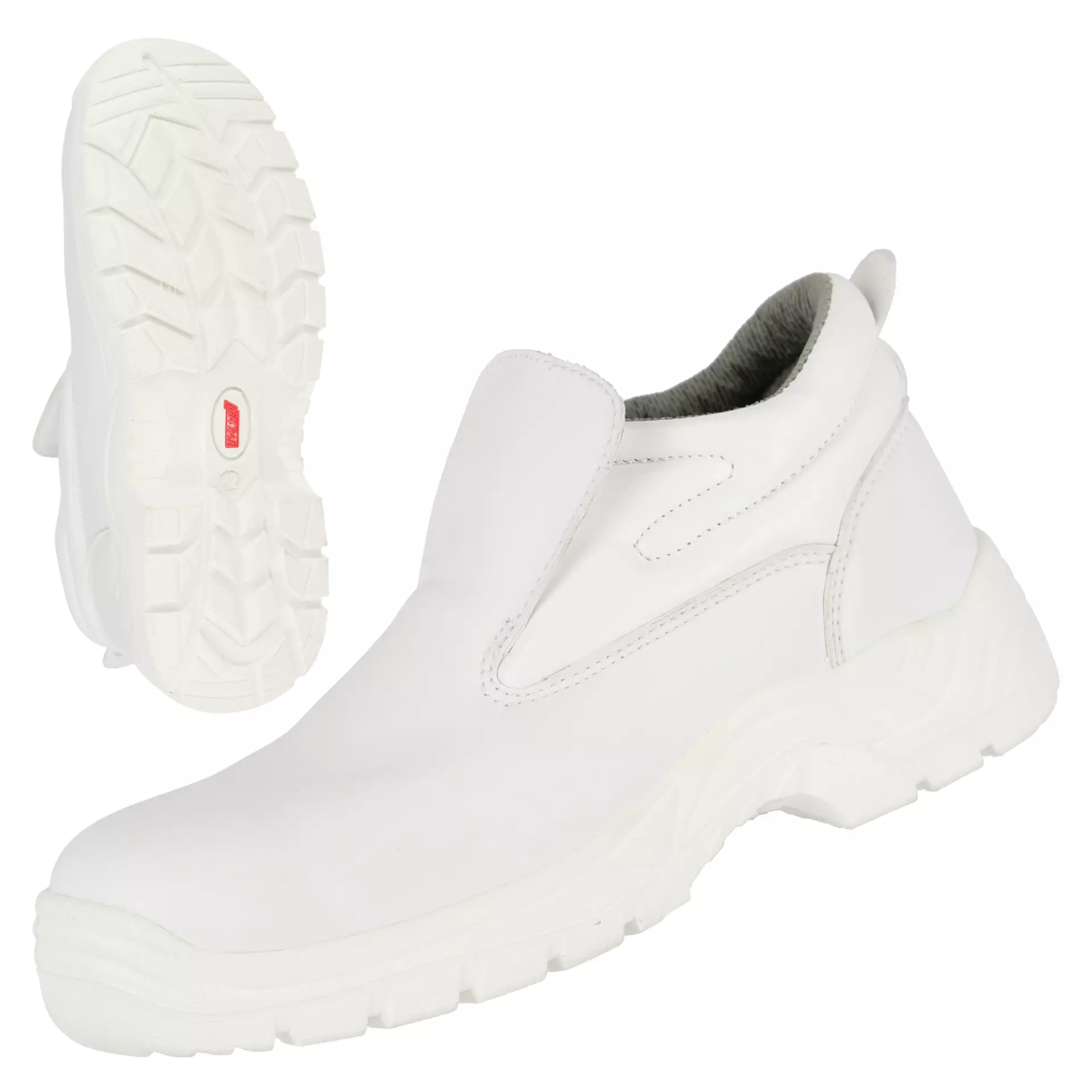 Nitras 7251, CLEAN STEP MID SL S2 Safety Slipper, White, image 1