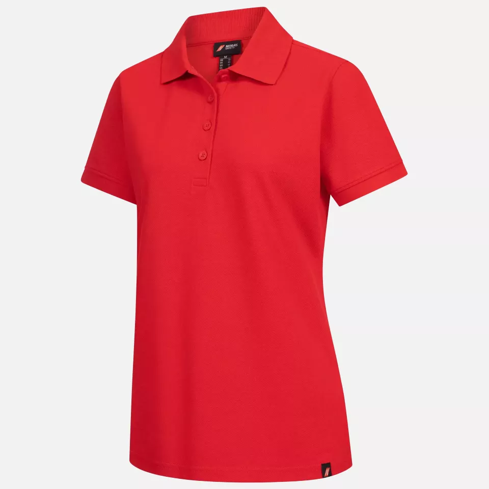 Nitras 7056-6000, MOTION TEX PLUS Poloshirt, Rot, image 1, gallery thumbnail