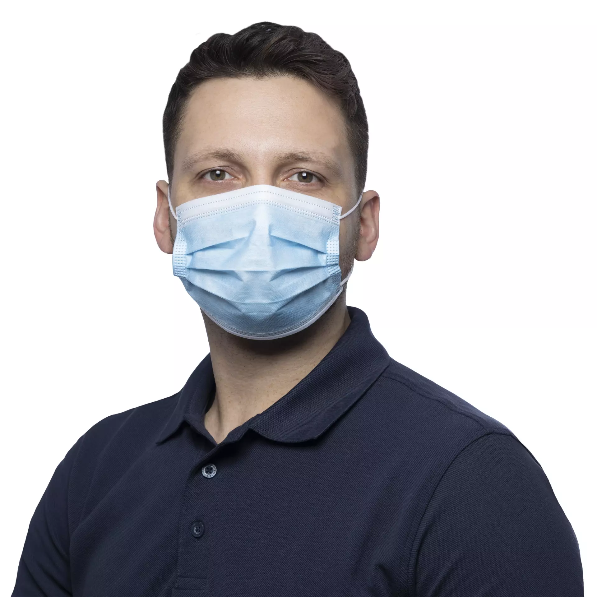 Nitras Medical 4331, PROTECT medical face mask, light blue, image 1