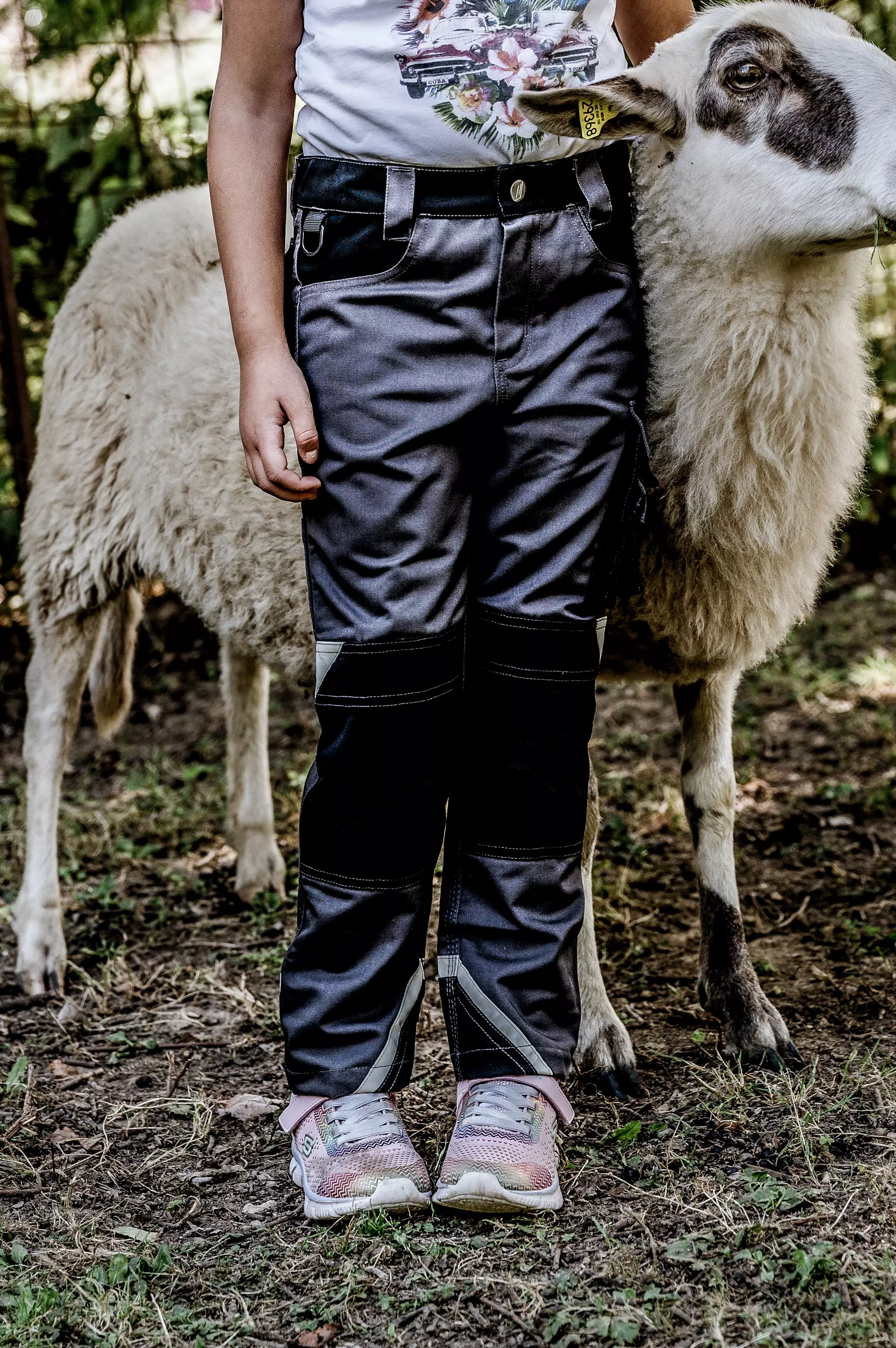 Nitras 7612KIDS, MOTION TEX KIDS Work Trousers, Grey, image 3