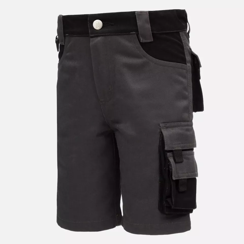 Nitras 7602KIDS, MOTION TEX KIDS Short Work Trousers, Grey, image 1, gallery thumbnail