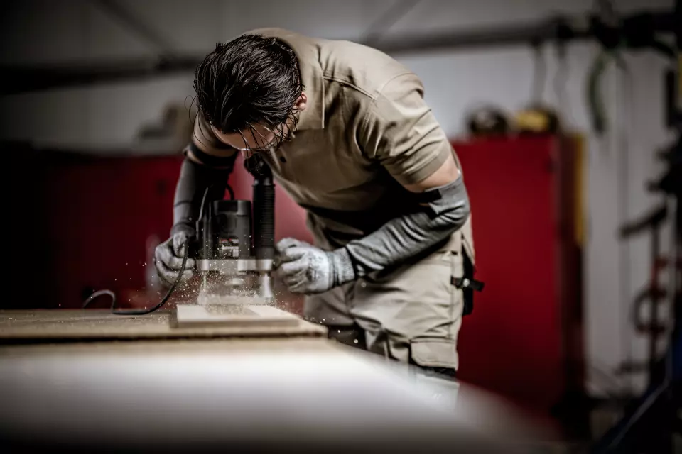 Nitras 6605, CUT5 Schnittschutzhandschuhe, Grau, image 2, gallery thumbnail