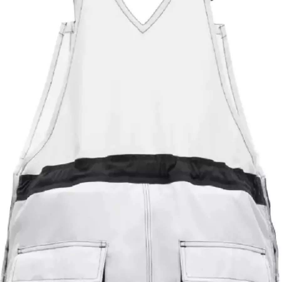 **Elastischer Bund** bewegt sich mit und sorgt für eine entspannte und bequeme Passform während arbeitsreicher Arbeitstage.