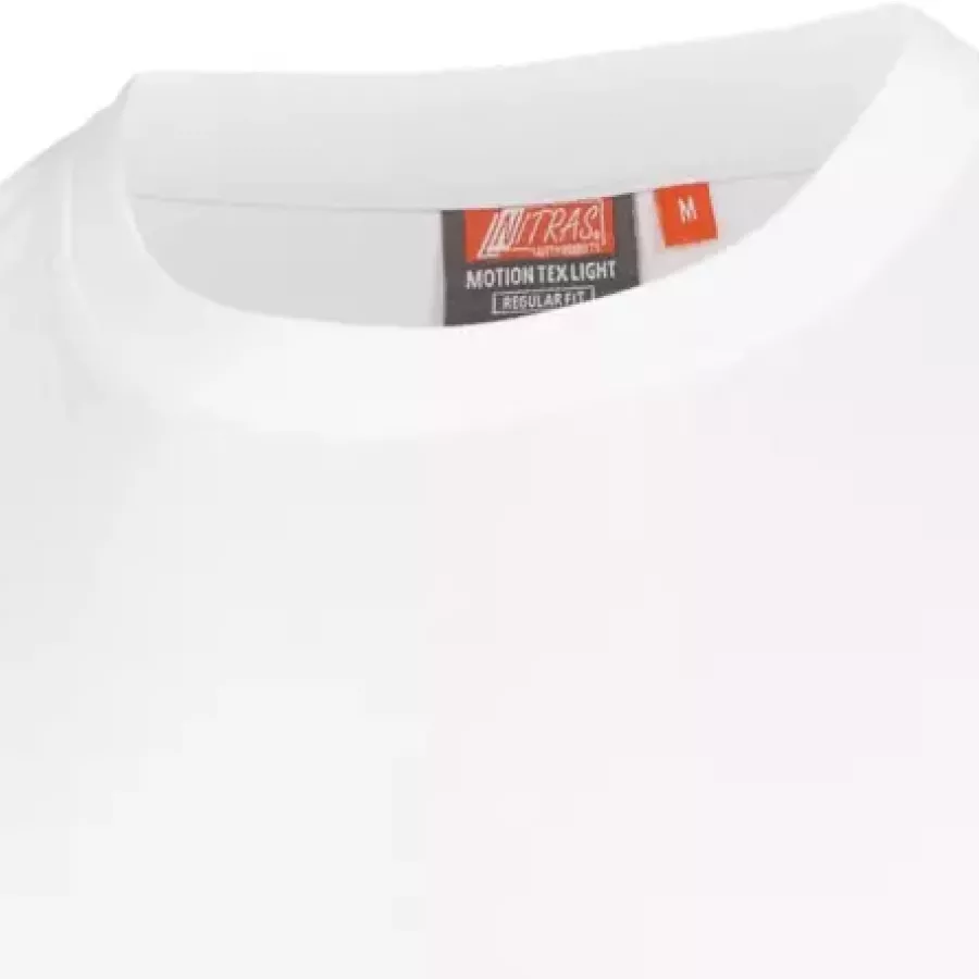 **Reinforced Round Neck Collar** keeps its shape wash after wash for a consistently sharp fit.