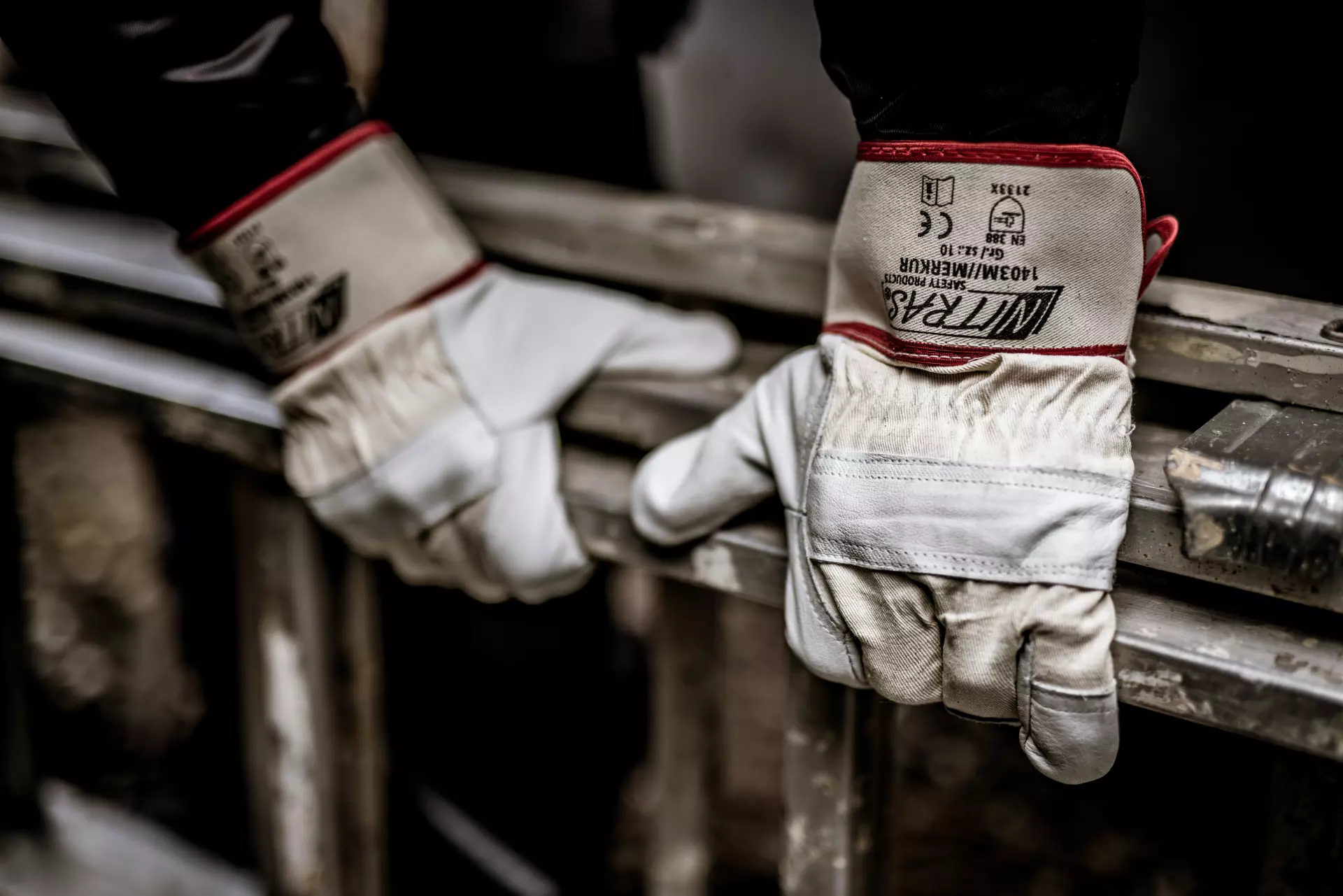 Nitras 1403M, MERKUR Cow Grain Leather Gloves, Size 10, image 2