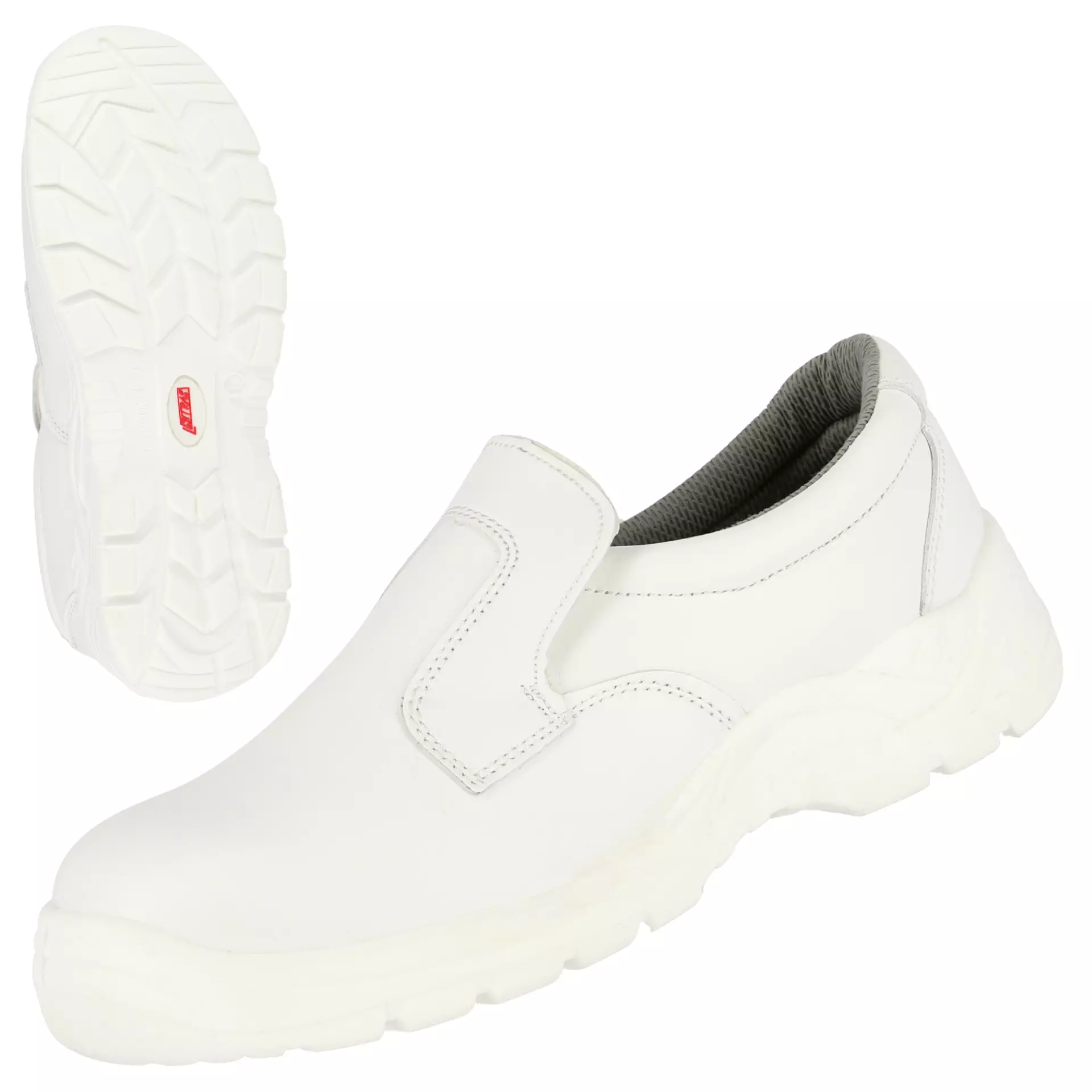NITRAS 7250, CLEAN STEP SL S2 Safety Slipper, White, image 1