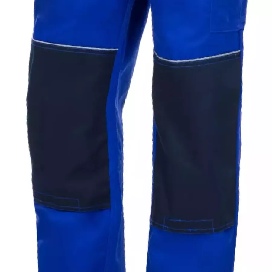 **Kniepolstertaschen** ermöglichen zusätzliche Polsterung, damit das Knien bei langen Aufgaben komfortabel bleibt.