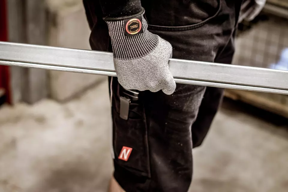 NITRAS 6730, TAEKI Cut protection Gloves, Grey, image 2, gallery thumbnail
