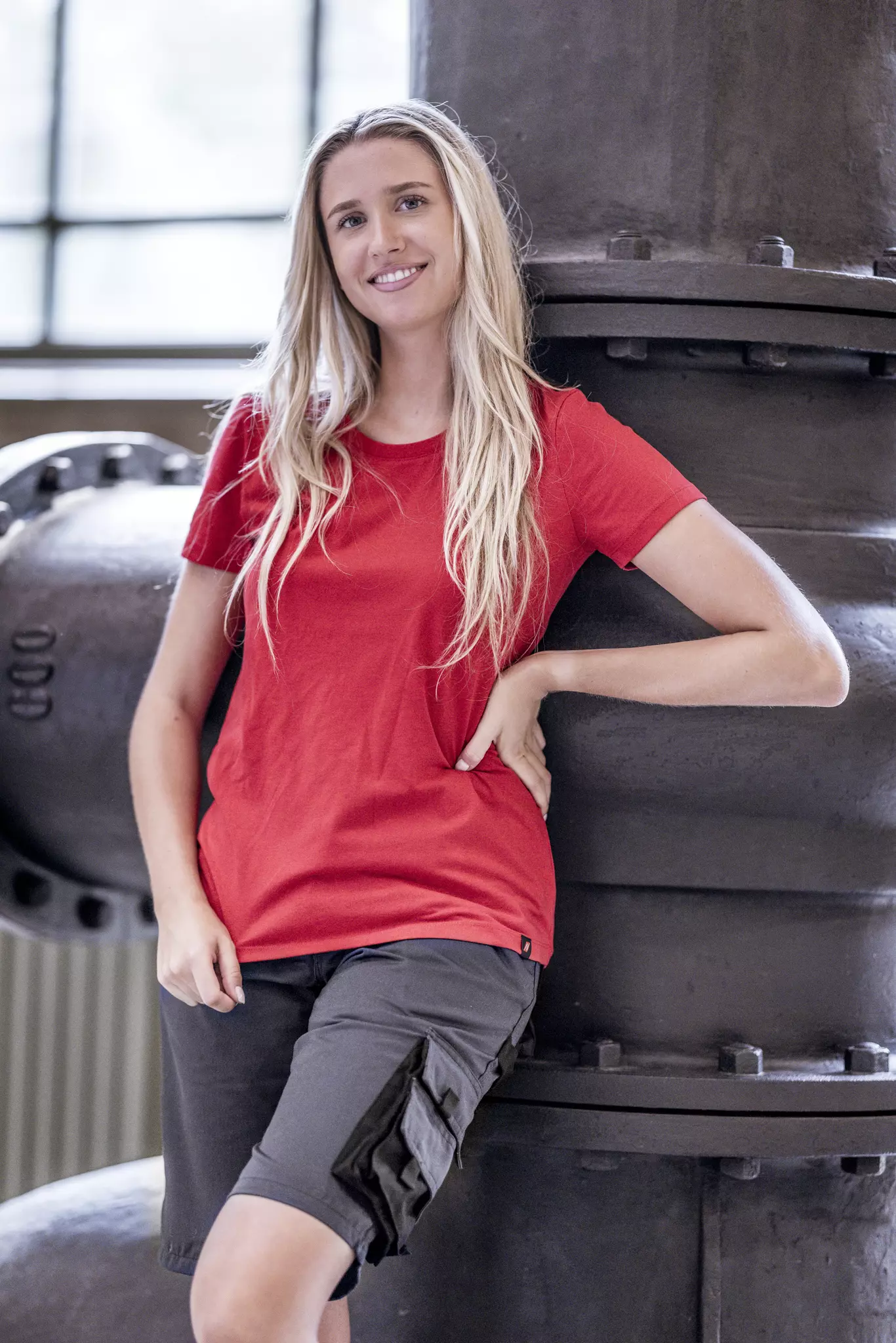 Nitras 7051-6000, MOTION TEX PLUS T-Shirt, Red, image 3