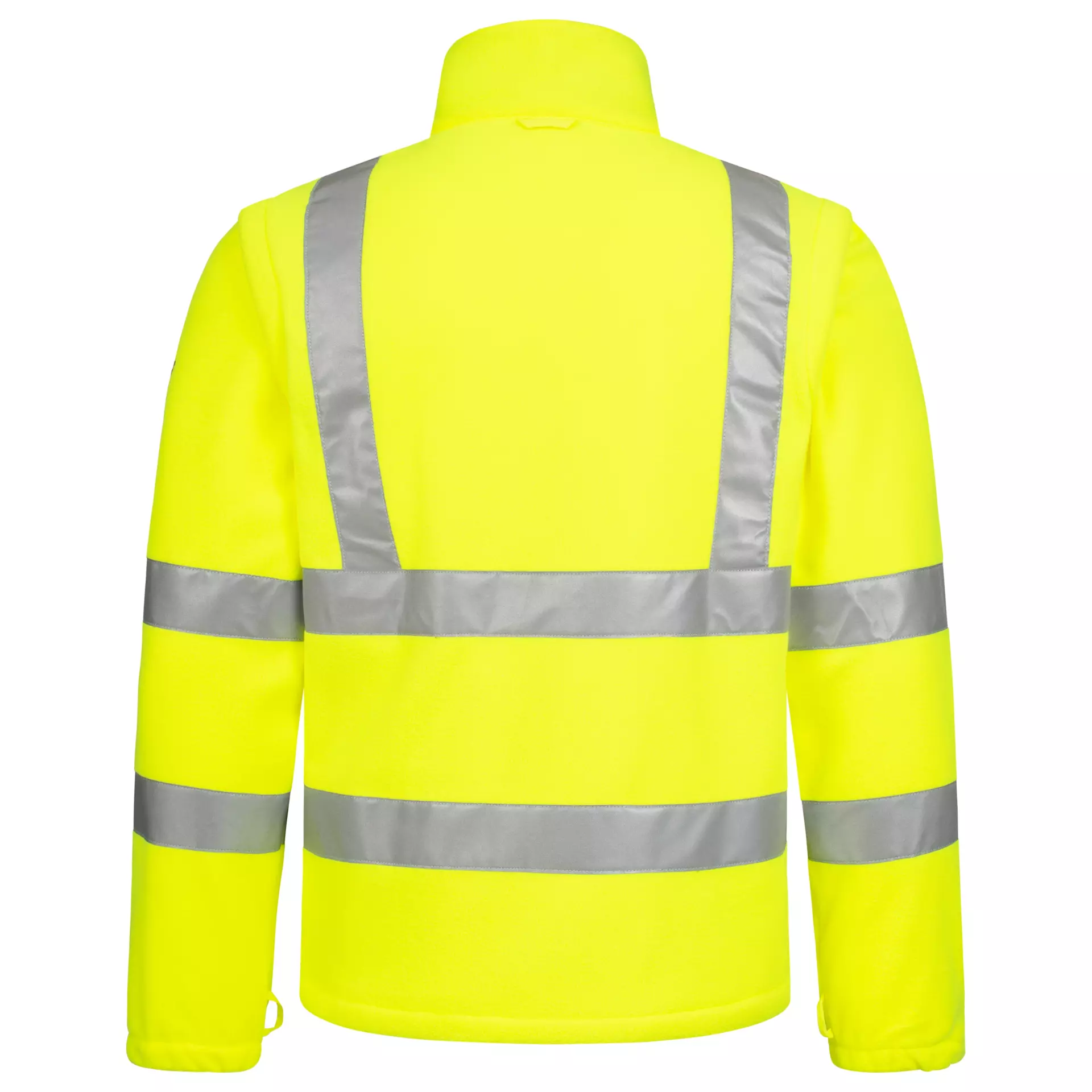 Nitras 7061-4000, MOTION TEX VIZ High-Visibility Fleece Jacket, Neon Yellow, image 2