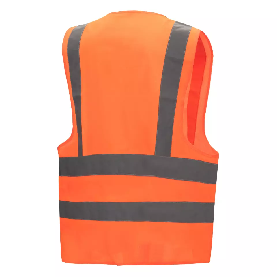 Nitras 7115, Reflective Waistcoat Neon Orange XL, image 2, gallery thumbnail