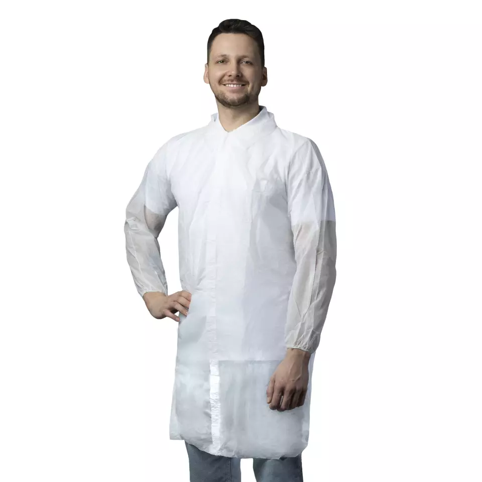 Nitras Medical 4535, PP-visitor coat, white, image 1, gallery thumbnail