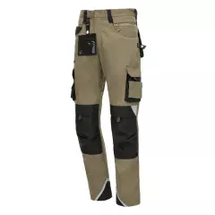 7715, NITRAS MOTION TEX PRO FX Arbetsbyxor, khaki