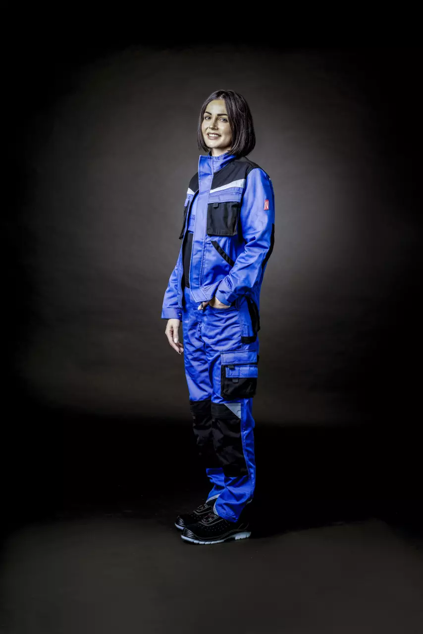 Nitras 7651, MOTION TEX PLUS Arbeitsjacke, Königsblau, image 3, gallery thumbnail