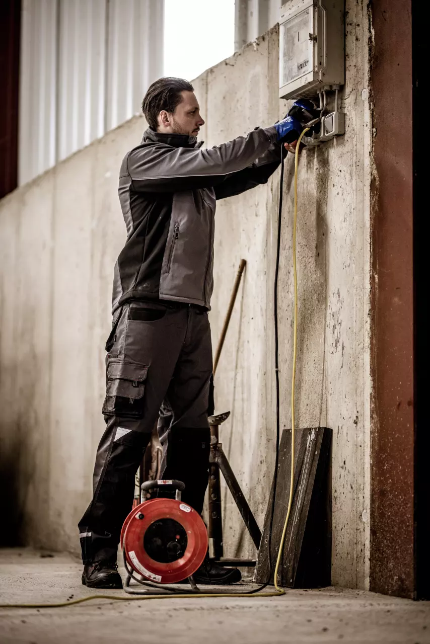 Nitras 7152, MOTION TEX LIGHT Softshell-Jacke, Grau, image 3, gallery thumbnail