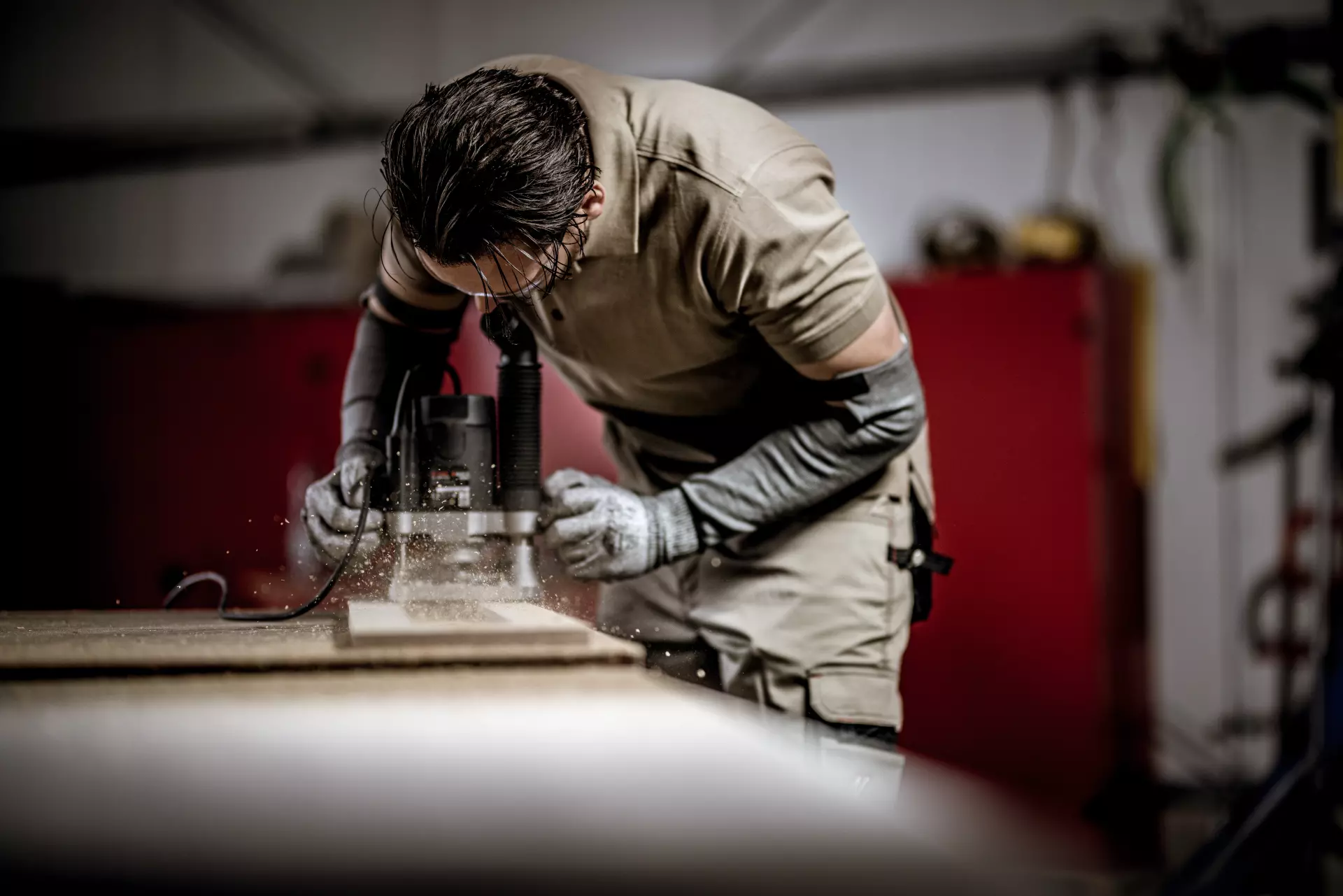 Nitras 6605, CUT5 Schnittschutzhandschuhe, Grau, image 2