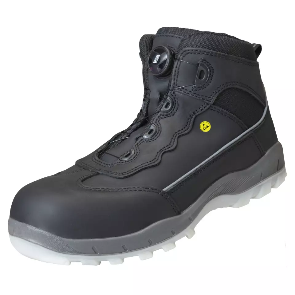 NITRAS 7307-1000, SPORT STEP MID FIT Safety Boots, Black, image 2, gallery thumbnail