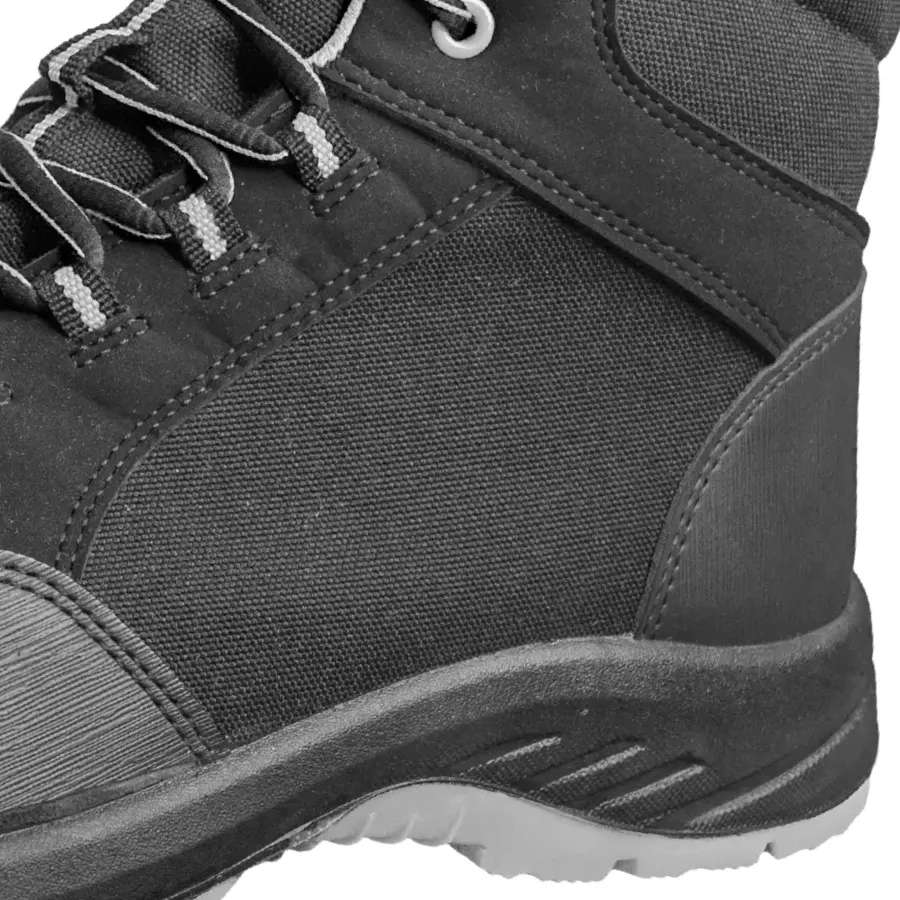 **Durchtrittfeste Zwischensohle** gewährleistet sicheren Tritt auf schwierigen Oberflächen und schützt gleichzeitig Ihre Füße vor spitzen Gegenständen.
