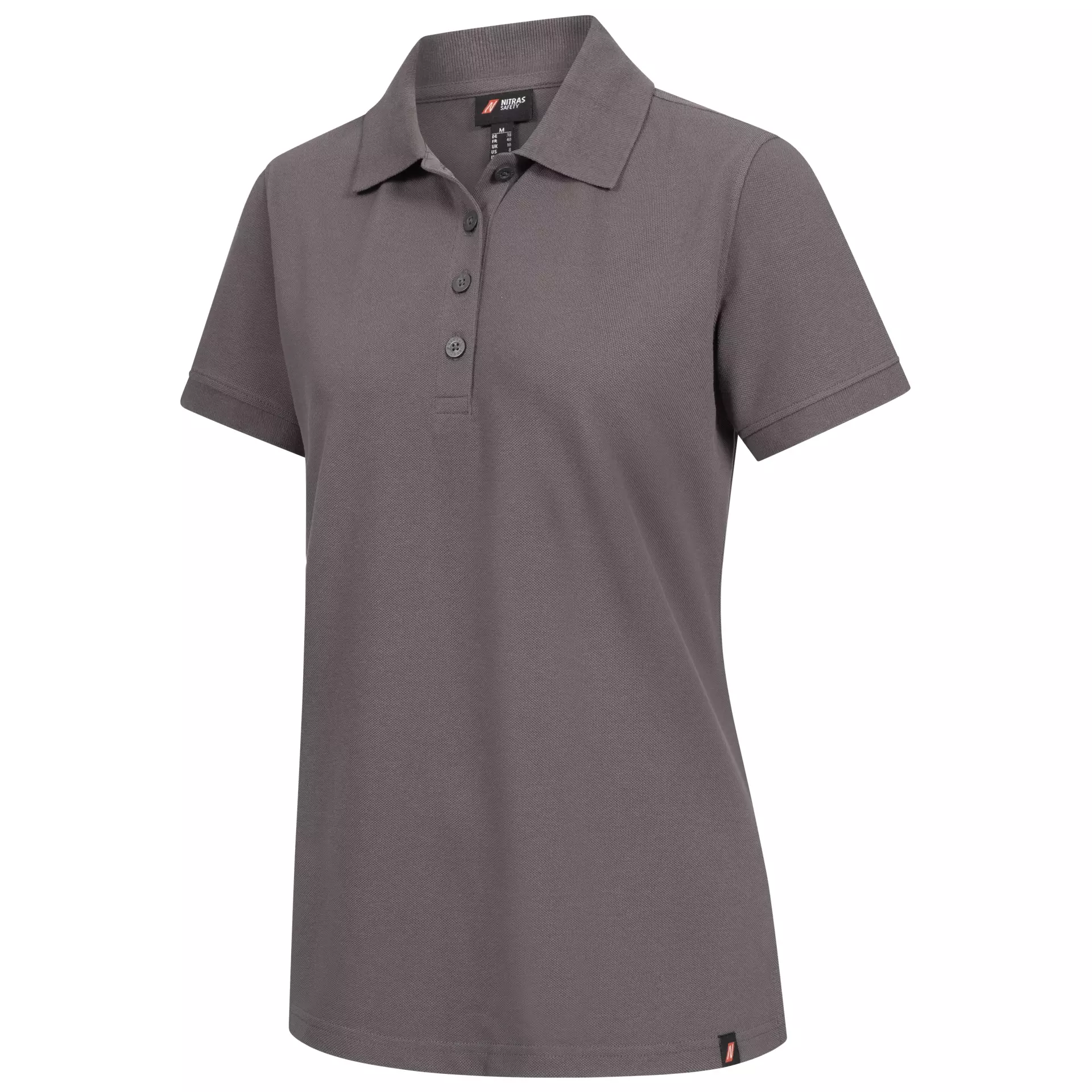 Nitras 7056-1200, MOTION TEX PLUS Polo Shirt, Grey, image 1