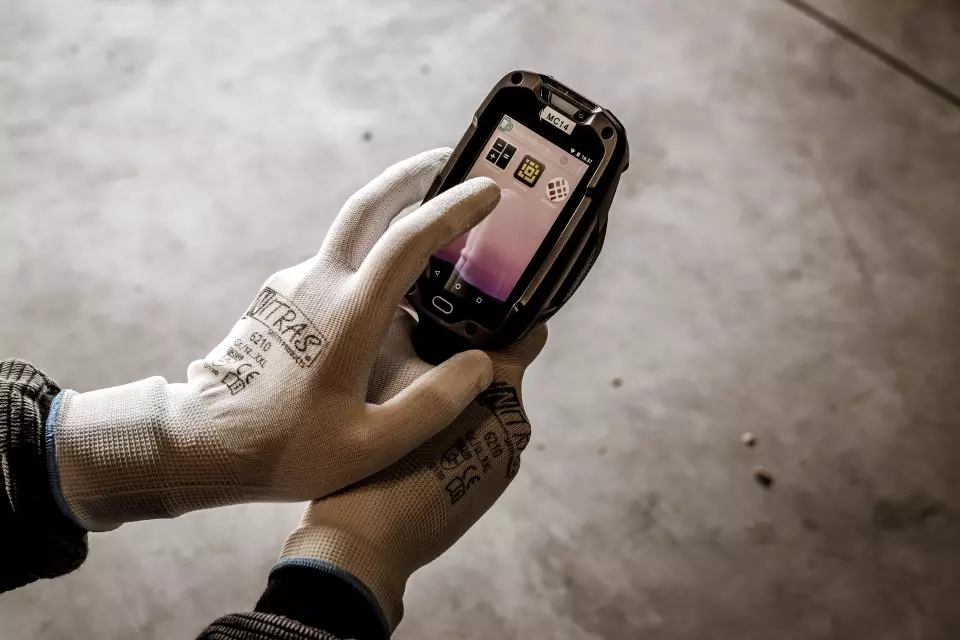 Nitras 6210, Nylon-Handschuhe, Weiß, image 2, gallery thumbnail