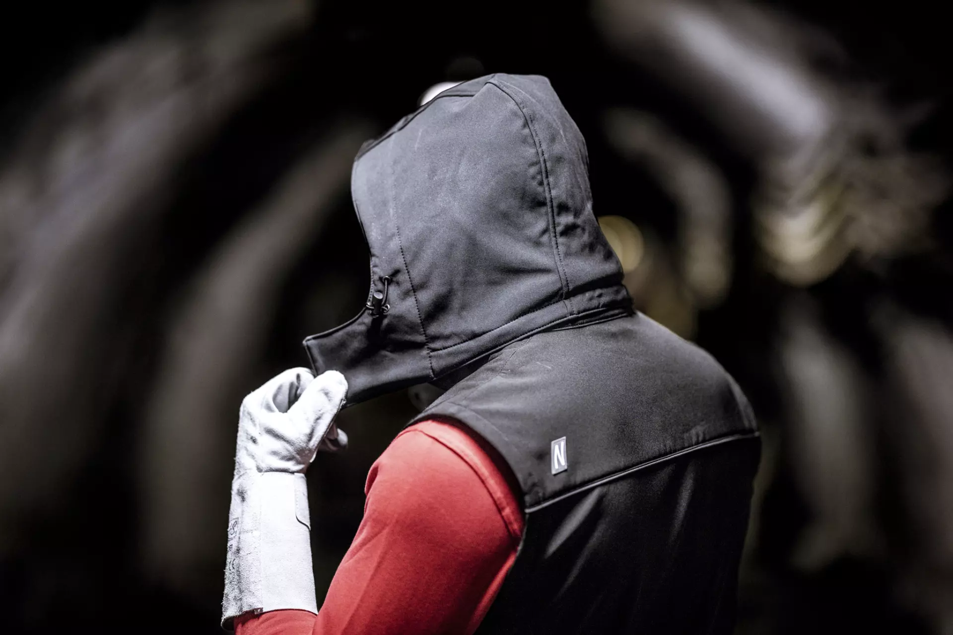 NITRAS 7150K, Removable Hood, Black, image 3