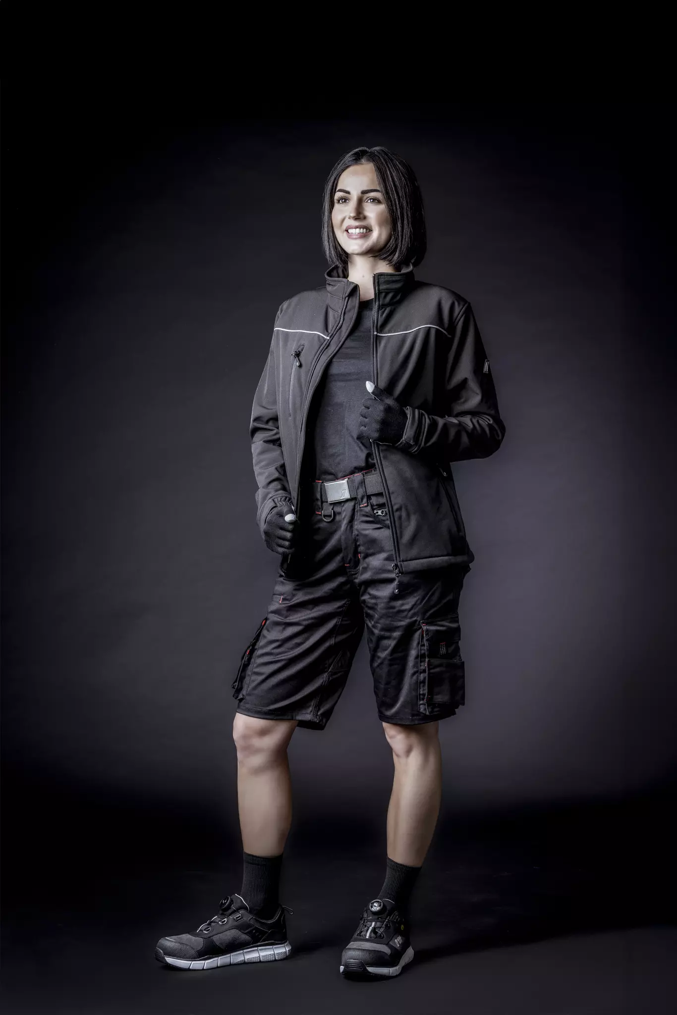 Nitras 7158-1000, MOTION TEX LIGHT Softshell Jacket, Black, image 3