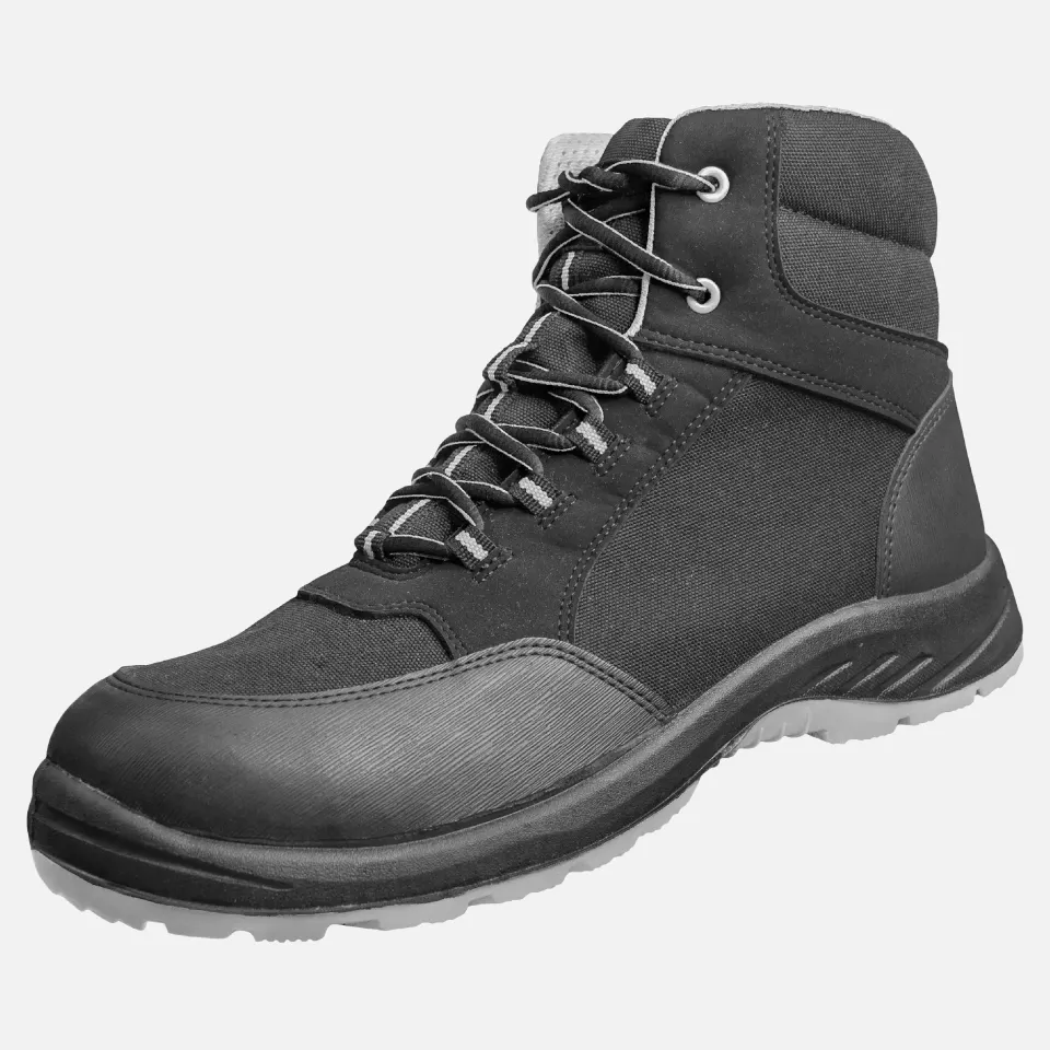 Nitras 7436-1012, SOLID STEP MID Safety Boots S3S, Black, image 2, gallery thumbnail