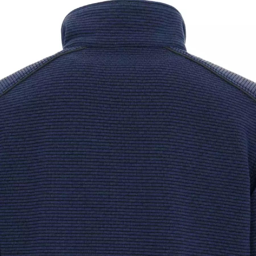 **Stand-Up Collar** provides cozy protection around your neck against chilly winds.
