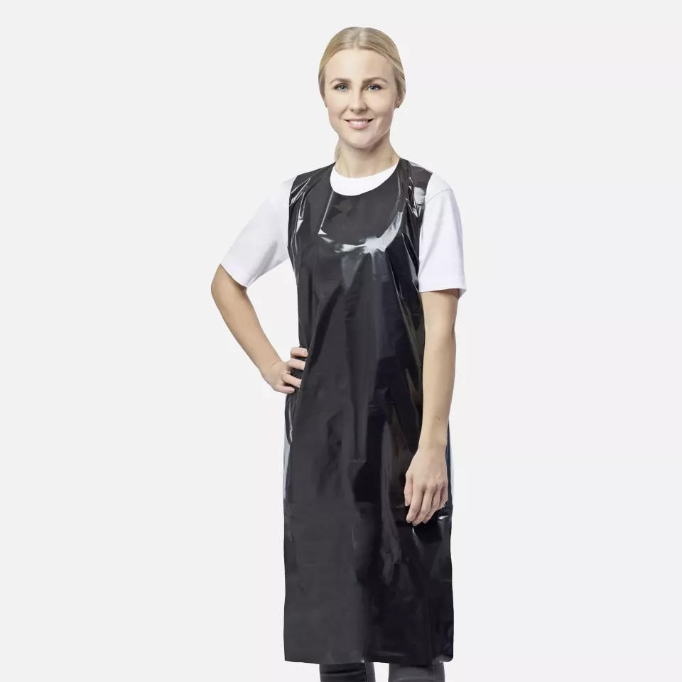 Nitras Medical 4237, PE aprons, black, image 1, gallery thumbnail