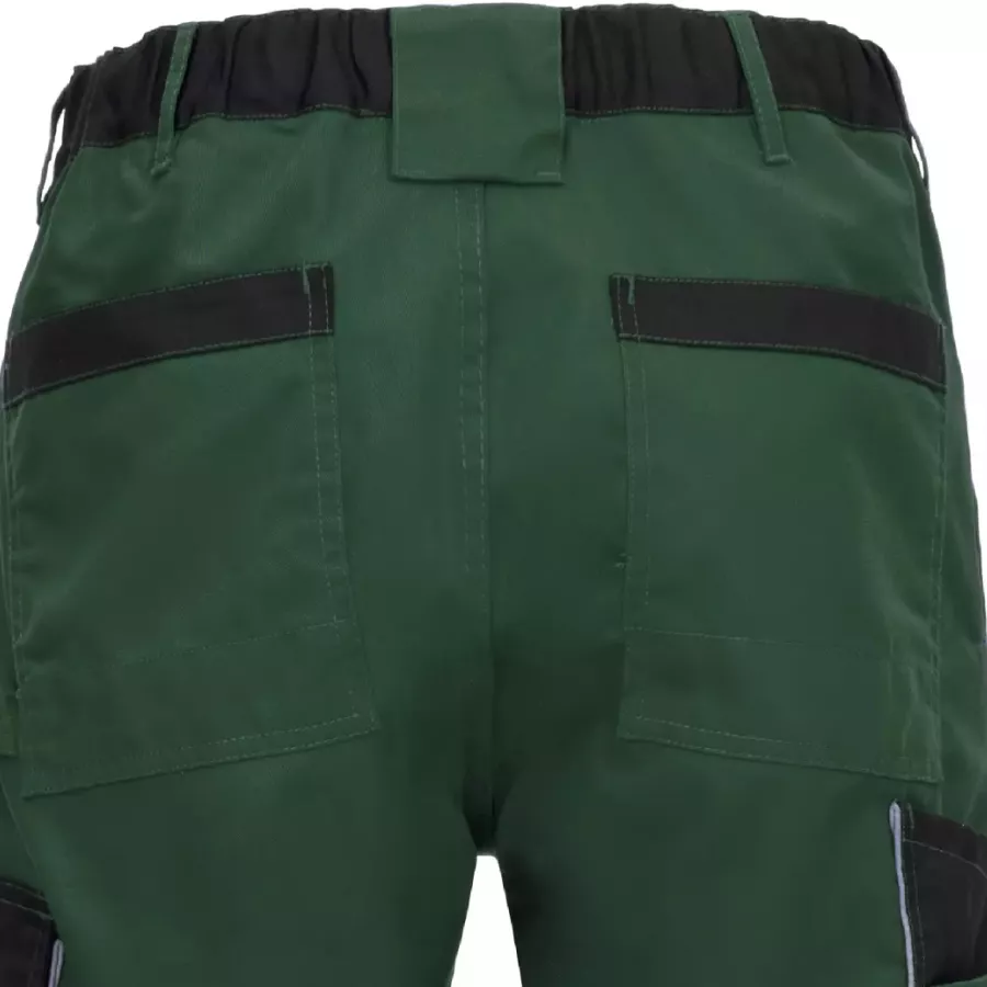 **Elastic Waist** flexes with your movement to keep you comfortable during active work.