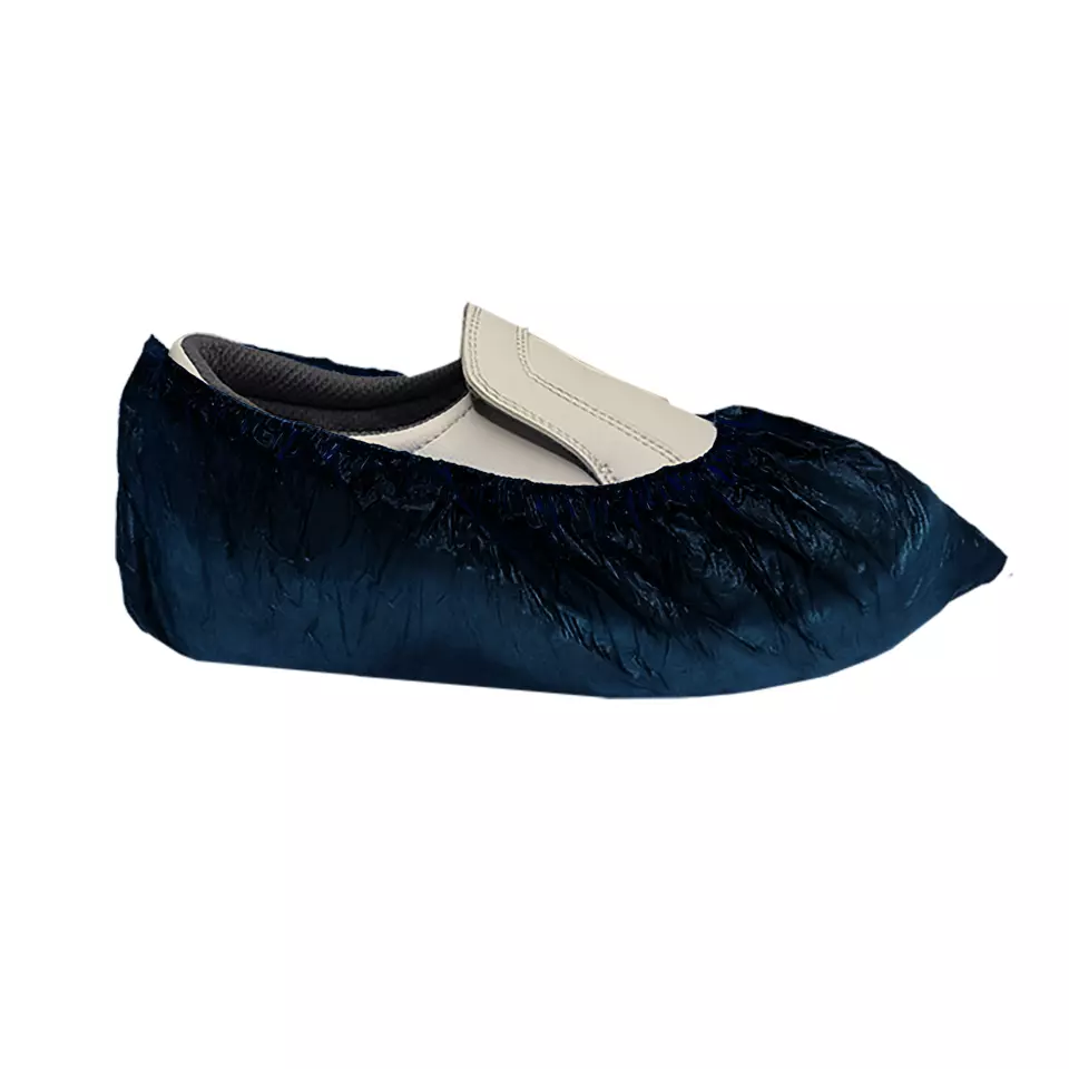 Nitras Medical 422845, CPE shoe covers, black, image 1, gallery thumbnail