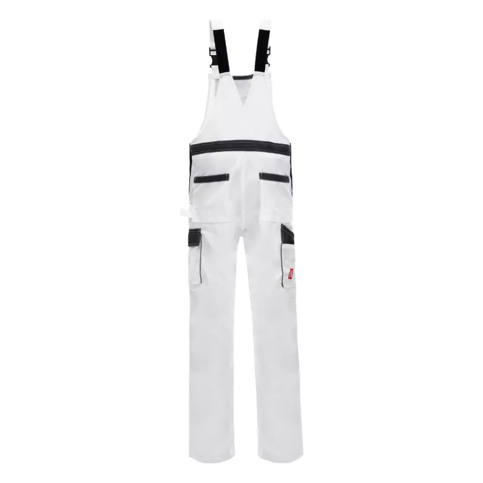 Nitras 7523, MOTION TEX LIGHT Bib Pants, White, image 2, gallery thumbnail