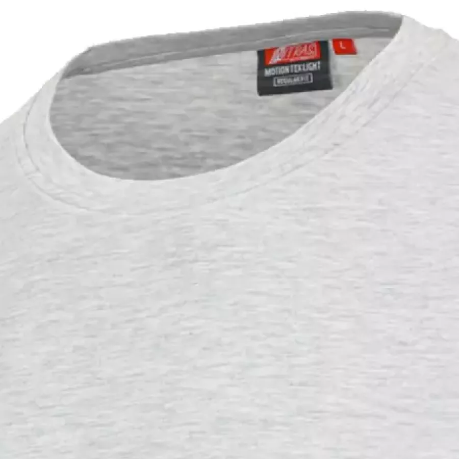 **Reinforced Round Neck Collar** keeps its shape wash after wash for a consistently sharp fit.