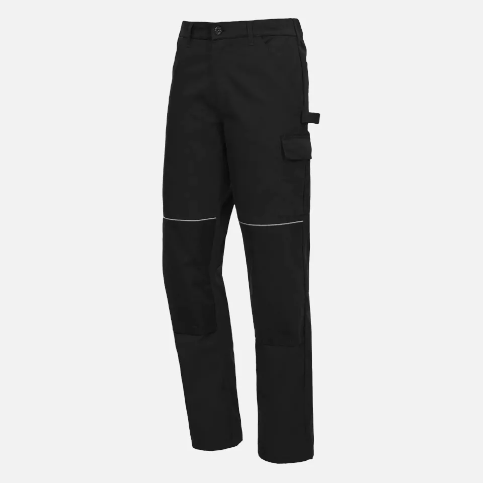 Nitras 7510, MOTION TEX LIGHT Work Trousers, Black, image 1, gallery thumbnail