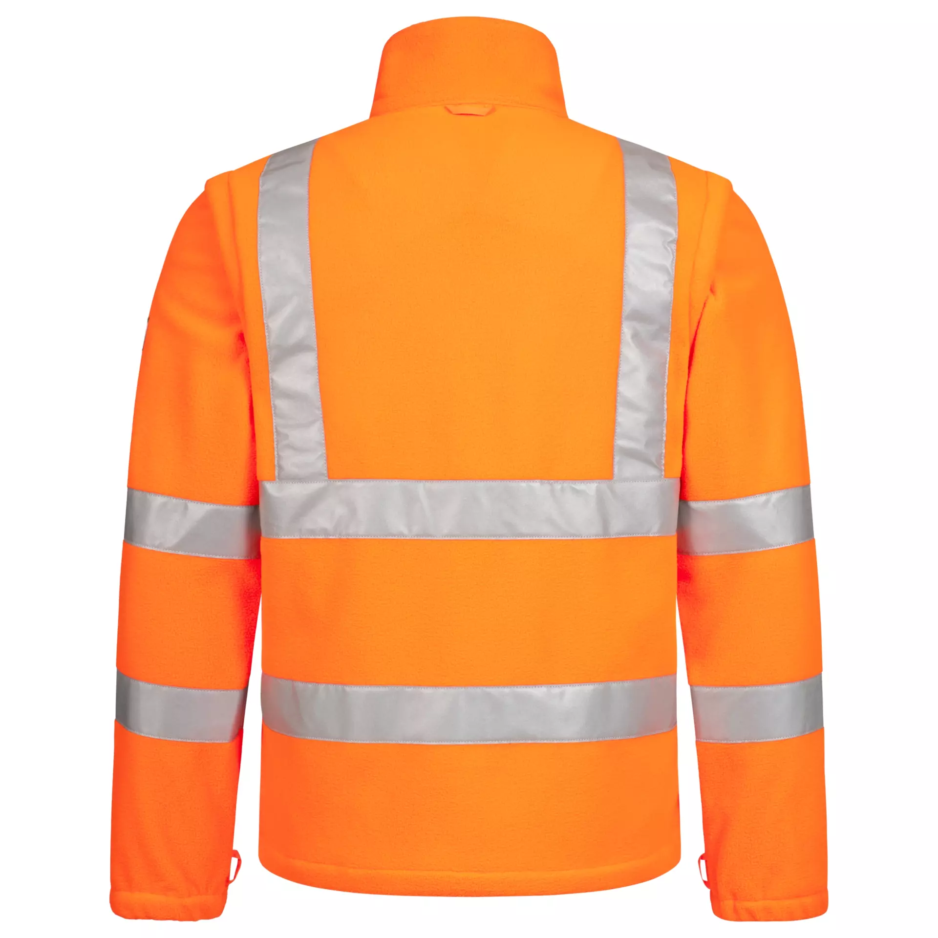 Nitras 7061-4100, MOTION TEX VIZ High-Visibility Fleece Jacket, Neon Orange, image 2
