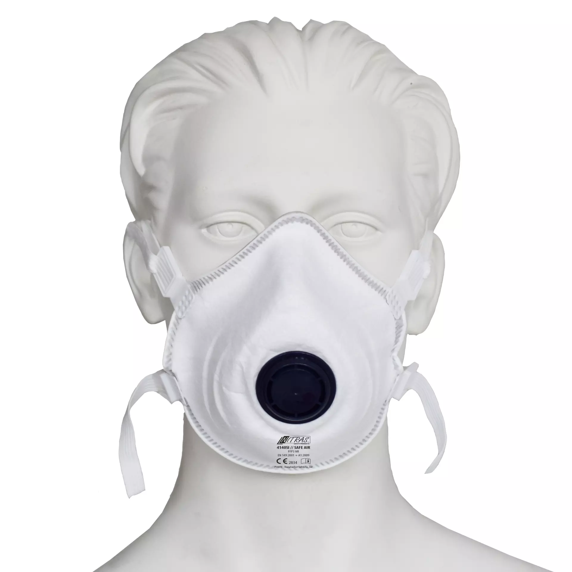 NITRAS 4140SI, SAFE AIR Respirator Mask, White, image 1