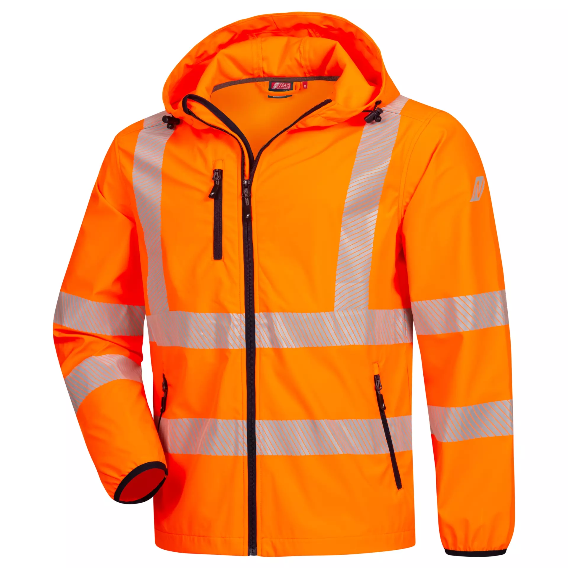 NITRAS 7196-4100, MOTION TEX VIZ High-visibility Windbreaker jacket, neon orange, image 1