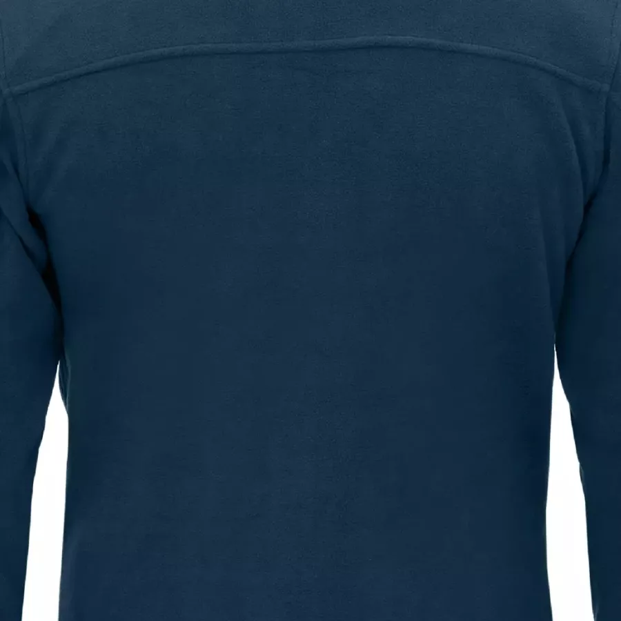 **Anti-Pilling Fleece-Konstruktion** bleibt glatt und sieht frisch aus, auch nach häufigem Tragen.