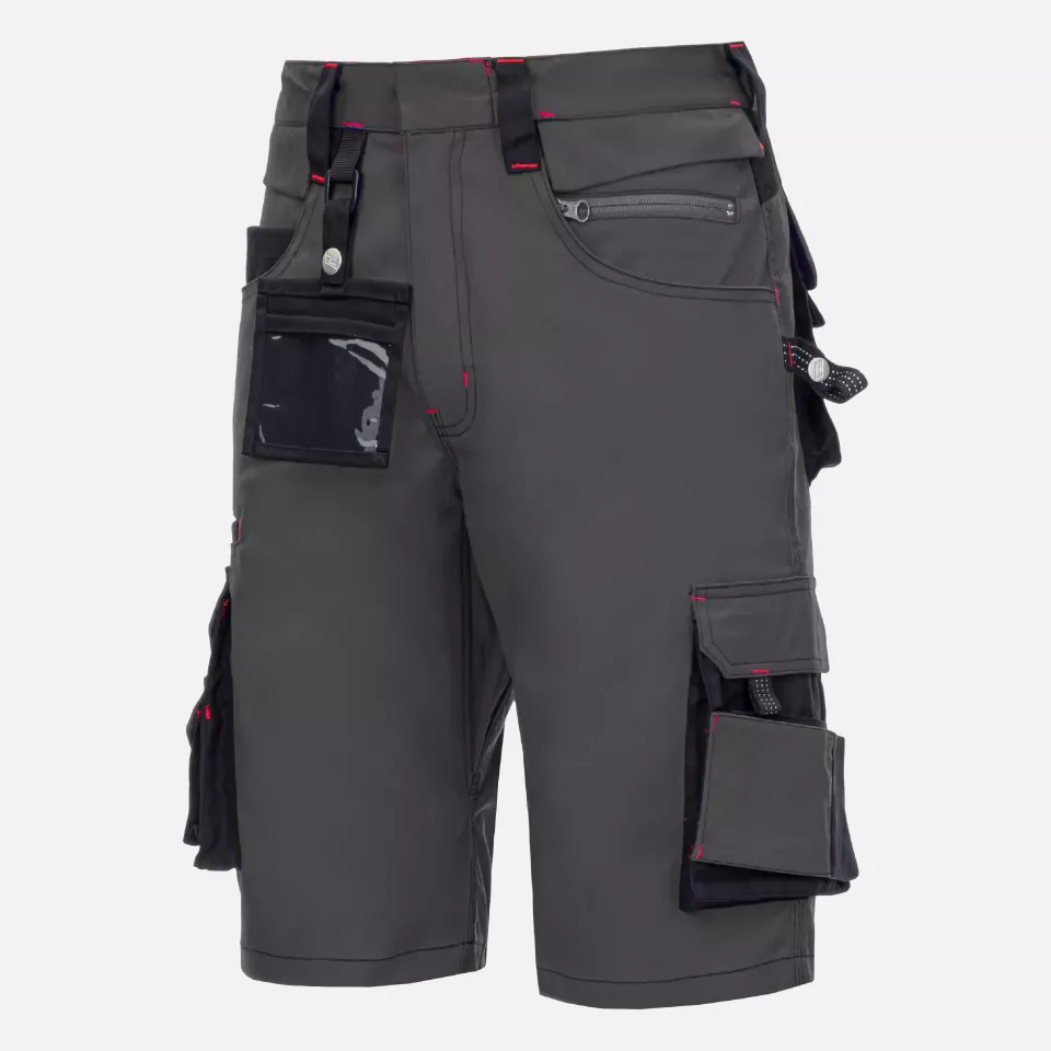 Nitras 7702, MOTION TEX PRO FX Work Trousers, Grey, image 1, gallery thumbnail