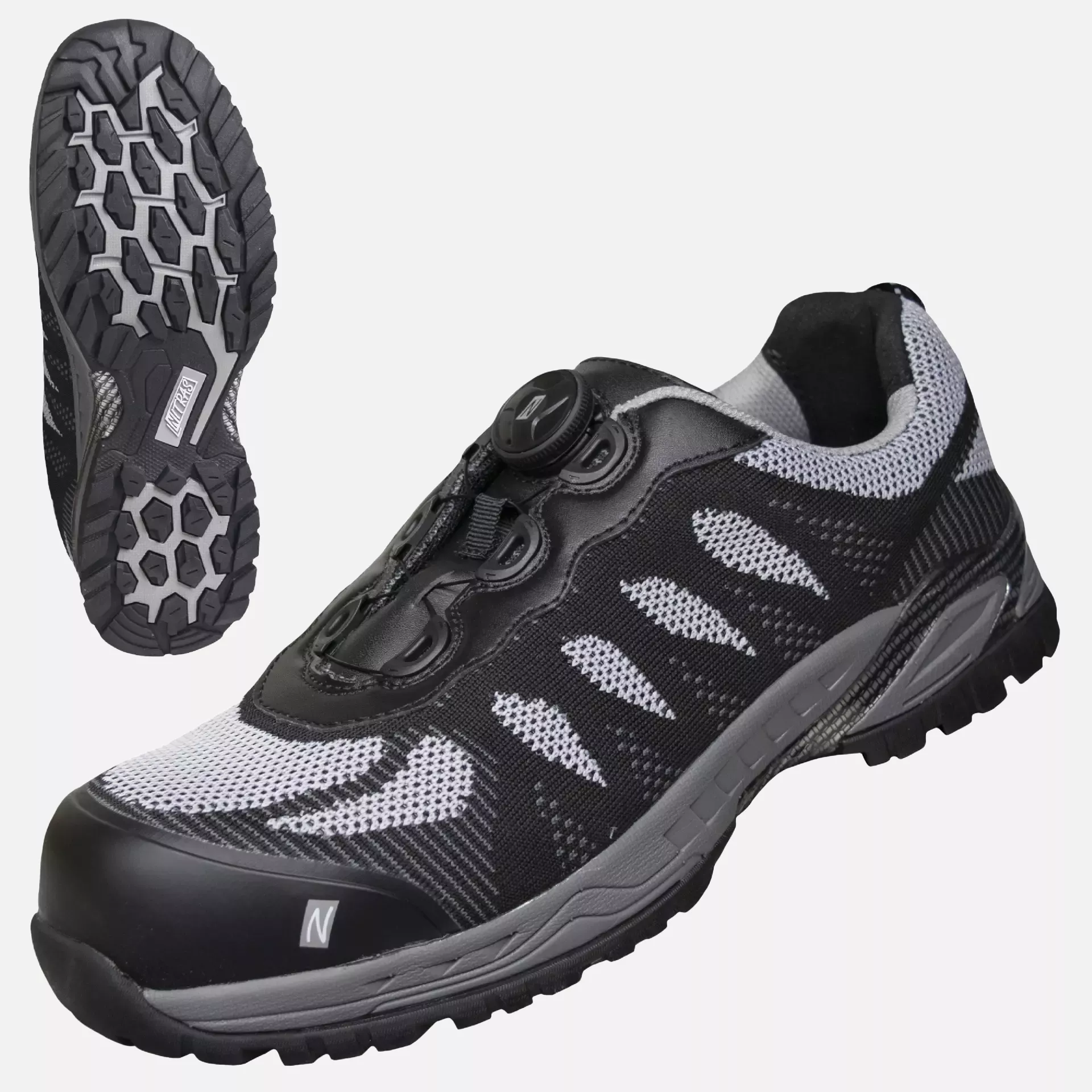 Nitras 7414-1012, PRO STEP FIT Safety Shoes, Black, image 1