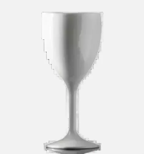 Santex BB143-1WH, Black & White Line Wine Globet, 31 Cl., image 1