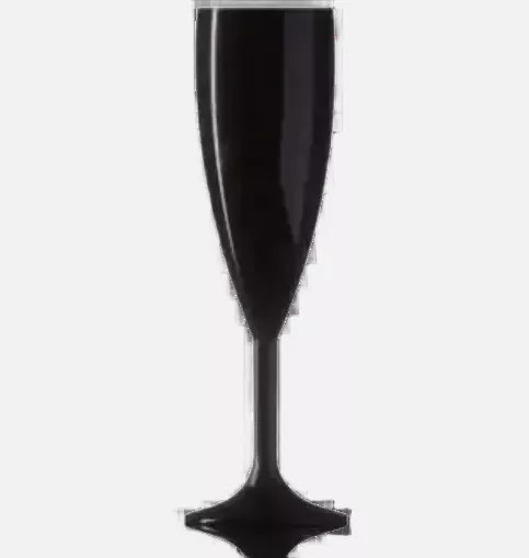 Santex BB141-1BK, Black & White Line Champagne Globet,17 Cl., image 1