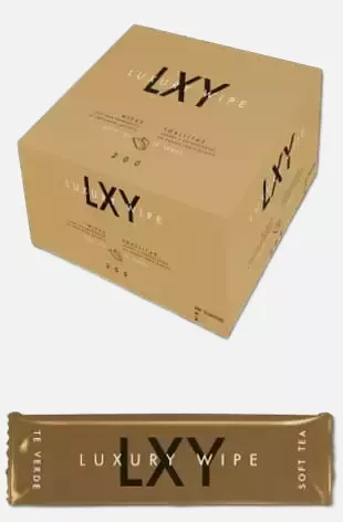 LXY TLUXT200, Green Tea Luxury Wipe, image 1