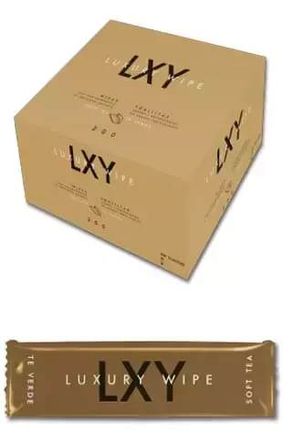 LXY TLUXT200, Green Tea Luxury Wipe, image 1, gallery thumbnail