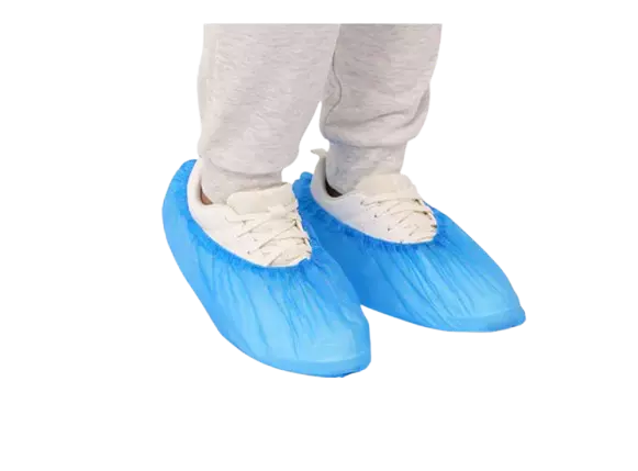 Santex DF03, Smooth Polyethylene Shoe Cover, Blue, image 1