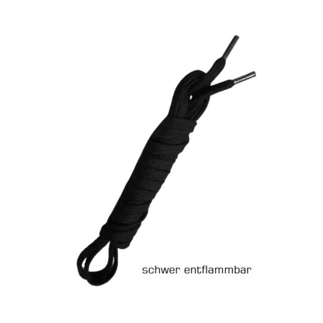 Lupriflex NOMEX-90, Flame Retardant Shoelace, 90cm, Black, image 1