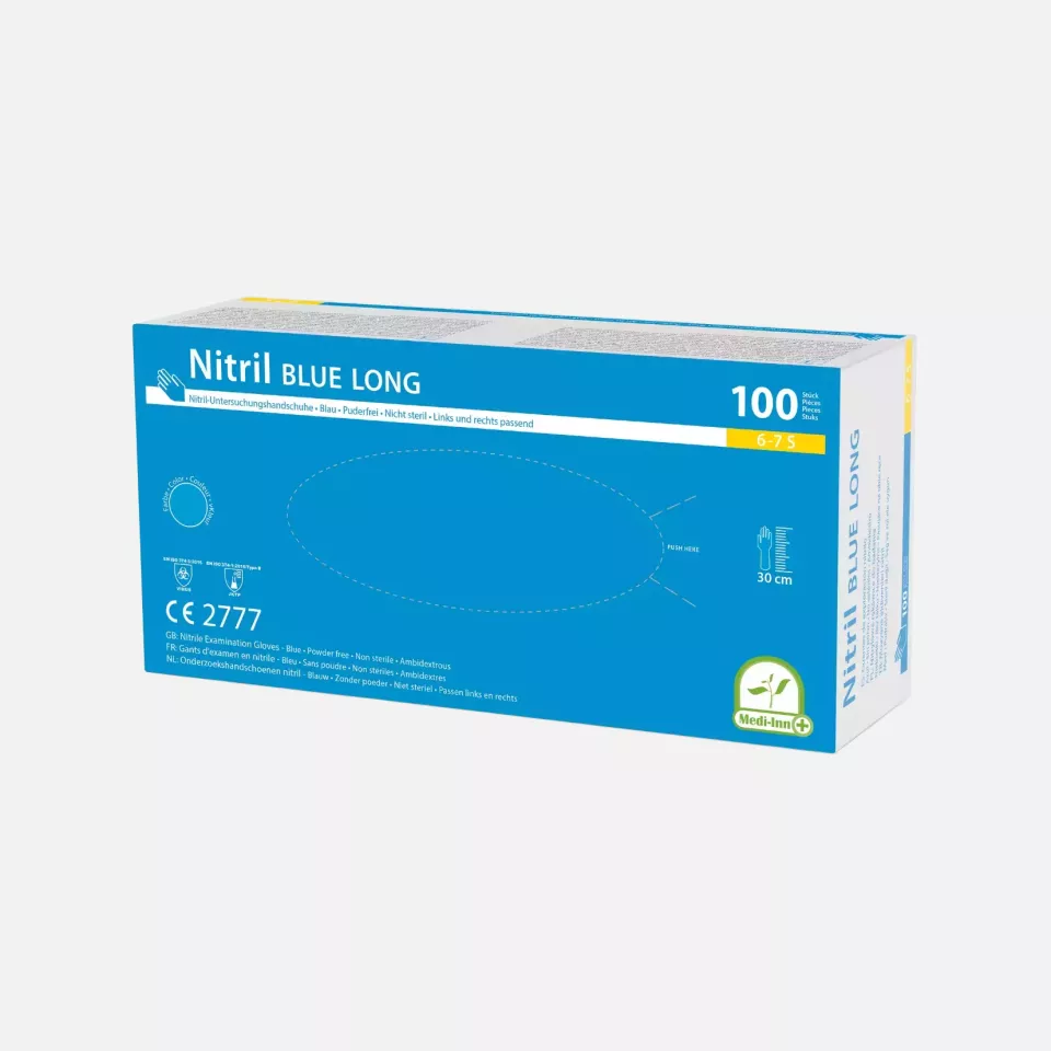 Medi-Inn N11872, Lange Nitrilhandschuhe, image 1, gallery thumbnail